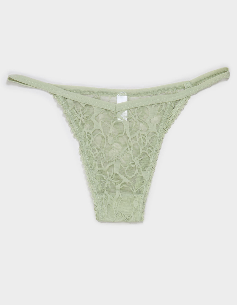 FULL TILT All Over Floral Lace Cheeky Panties image number 0