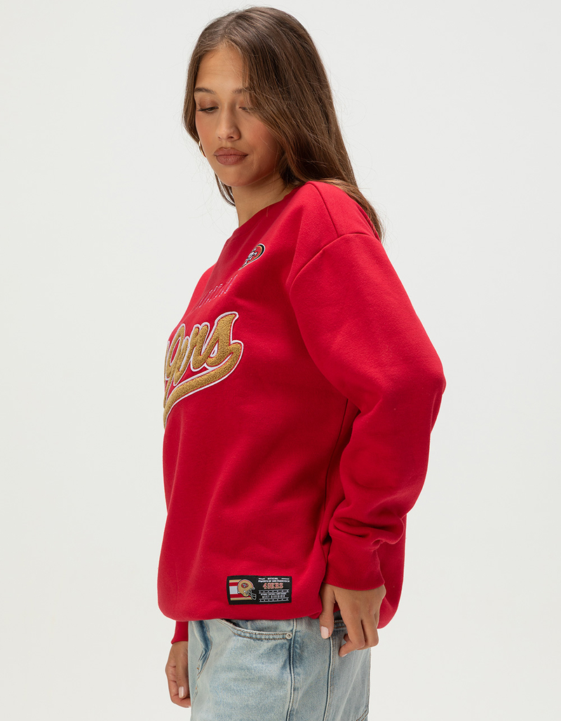 SAN FRANCISCO 49ERS Script Womens Crewneck Sweatshirt image number 2