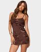 EDIKTED Caya Embroidered Floral Mesh Mini Dress image number 2