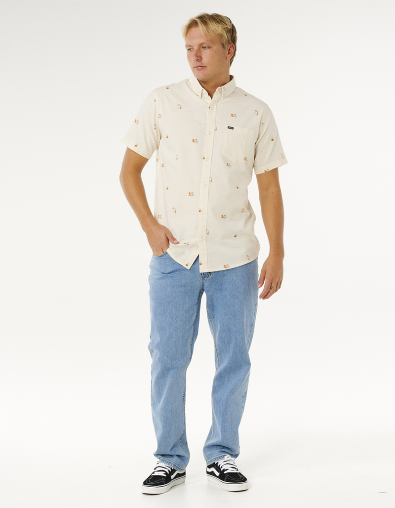 RIP CURL Skelly Breach Mens Short Sleeve Shirt image number 0