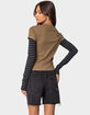 EDIKTED Eliana Layered Long Sleeve Tee image number 5
