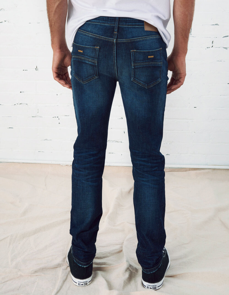 RSQ Mens Slim Dark Vintage Flex Jeans image number 3