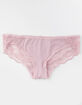 FULL TILT Lace Back Dusty Pink Panties image number 1
