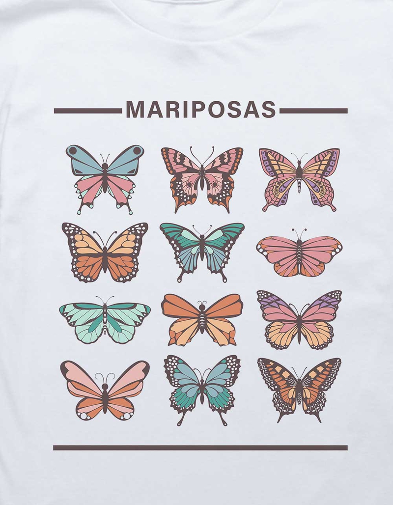 BUTTERFLY Mariposas Chart Unisex Kids Tee image number 1