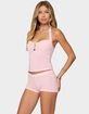 EDIKTED Lovina Textured Striped Halter Top image number 5