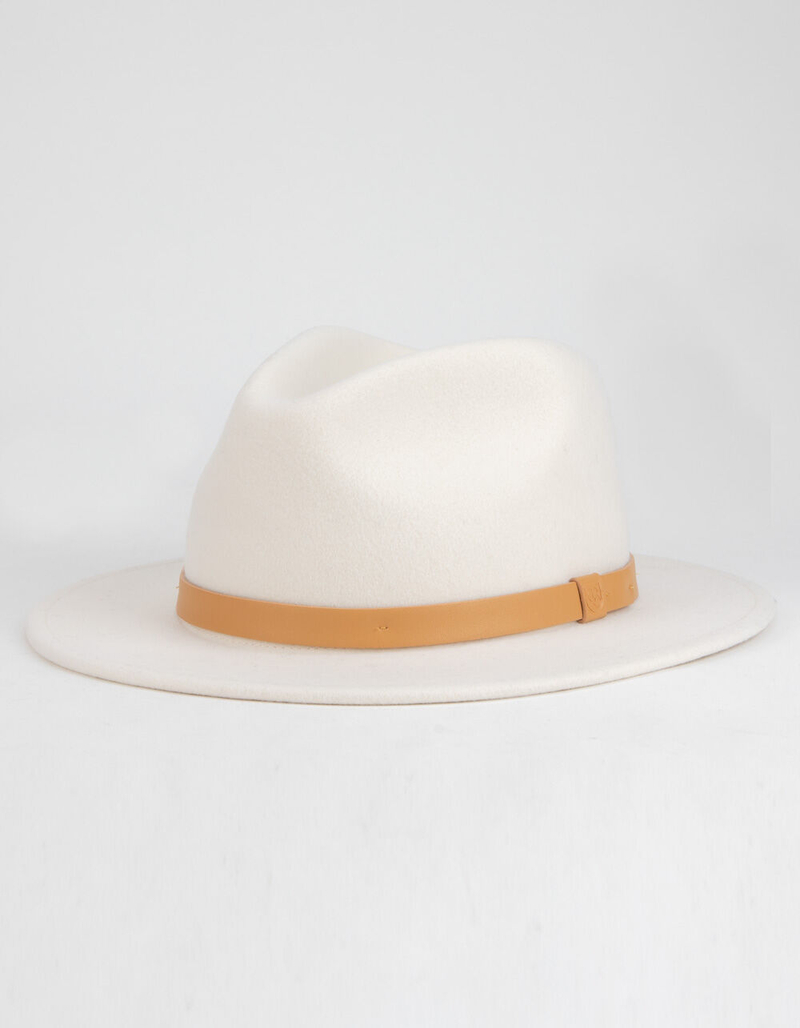 BRIXTON Messer Ivory & Natural Fedora image number 0