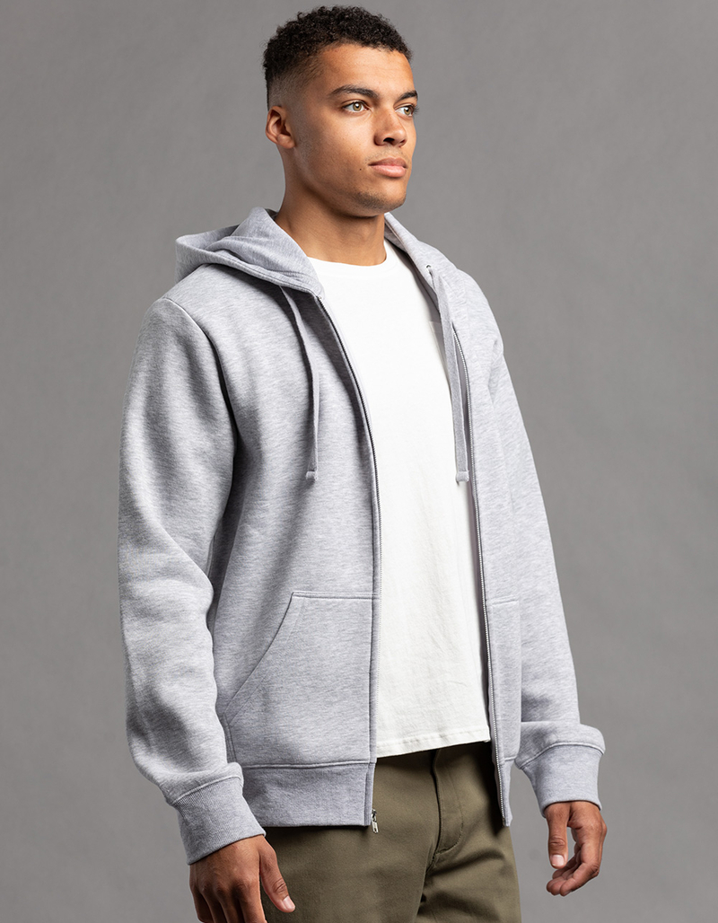 RSQ Mens Full Zip Fleece Hoodie image number 3