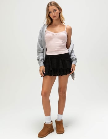 TILLYS Lace Trim Womens Cami Alternative Image