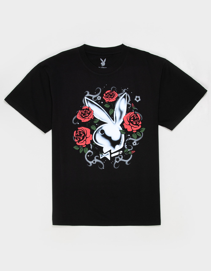 PLAYBOY Chrome Bunny Mens Tee image number 1