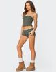 EDIKTED Georgina Waffle Tube Top image number 4