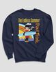 PAUL FRANK x The Endless Summer Rainbow Surf Unisex Crewneck Sweatshirt image number 1