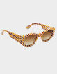 DIFF EYEWEAR Zoe Chestnut Weave Brown Gradient Sunglasses image number 1