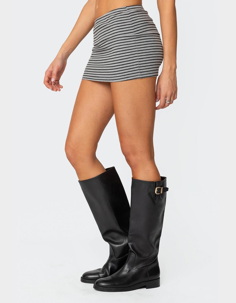 EDIKTED Leana Striped Mini Skirt image number 2