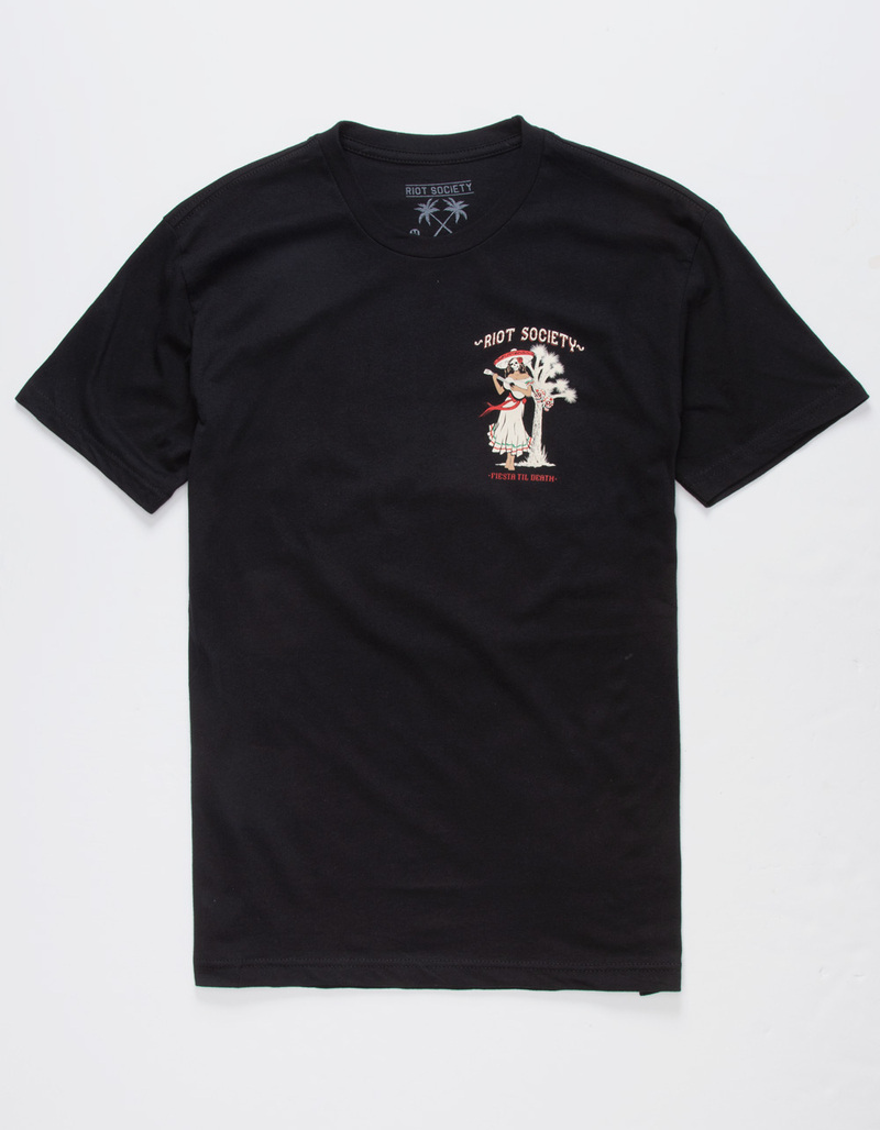 RIOT SOCIETY Fiesta Till Death Mens Tee image number 1