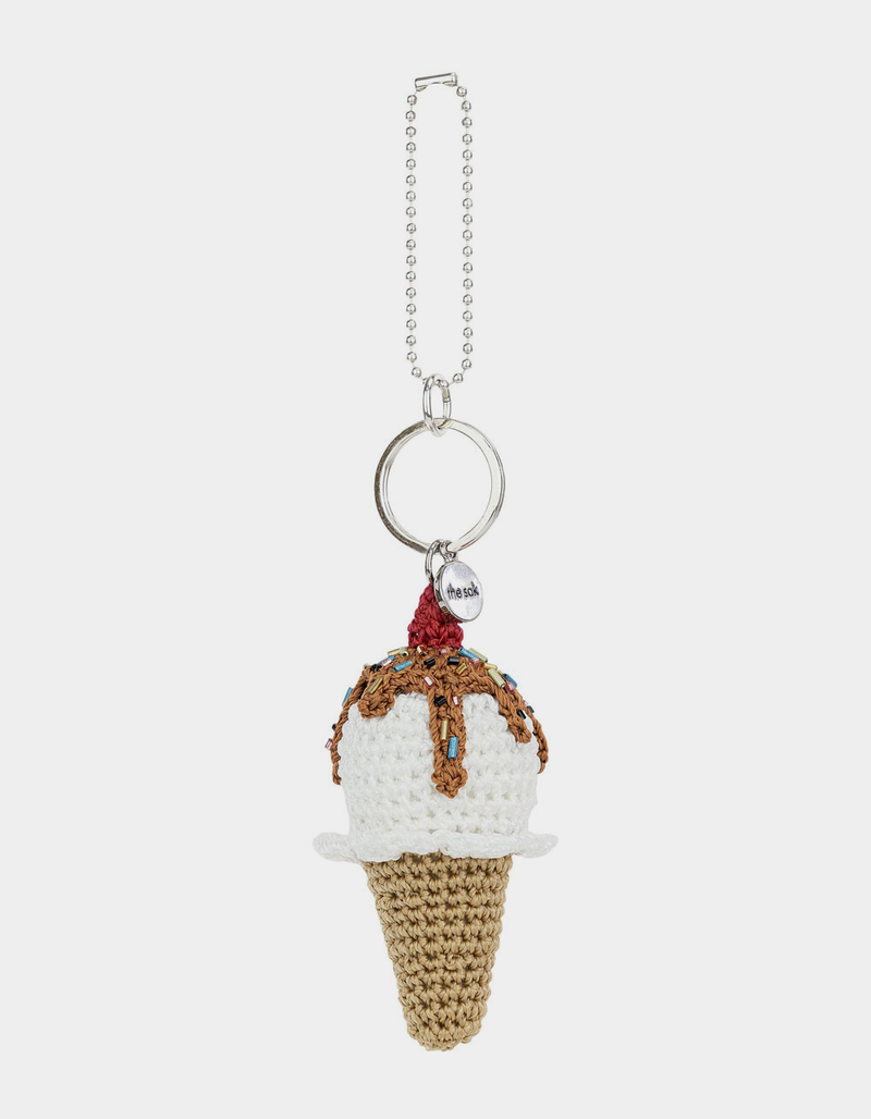 THE SAK Vanilla Ice Cream Yarnicharmz Dangle image number 0
