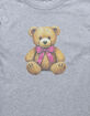 TEDDY Bear Bow Unisex Kids Tee image number 2