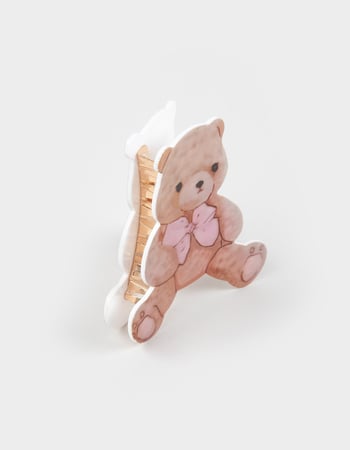 FULL TILT Teddy Bear Claw Clip Alternative Image