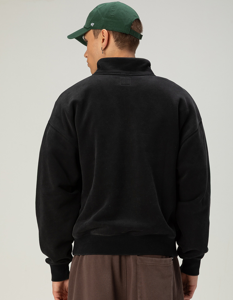 RSQ Mens Quarter Zip Oversized Sweatshirt image number 2