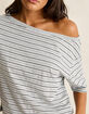 RHYTHM Sound Of Change Womens Off The Shoulder Tee image number 2