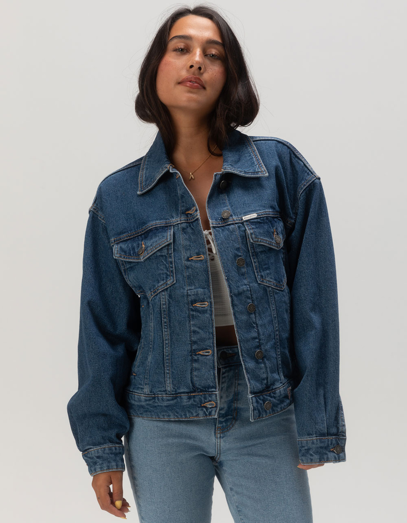 GUESS JEANS Womens Oversize Denim Jacket image number 2