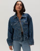 GUESS JEANS Womens Oversize Denim Jacket image number 3