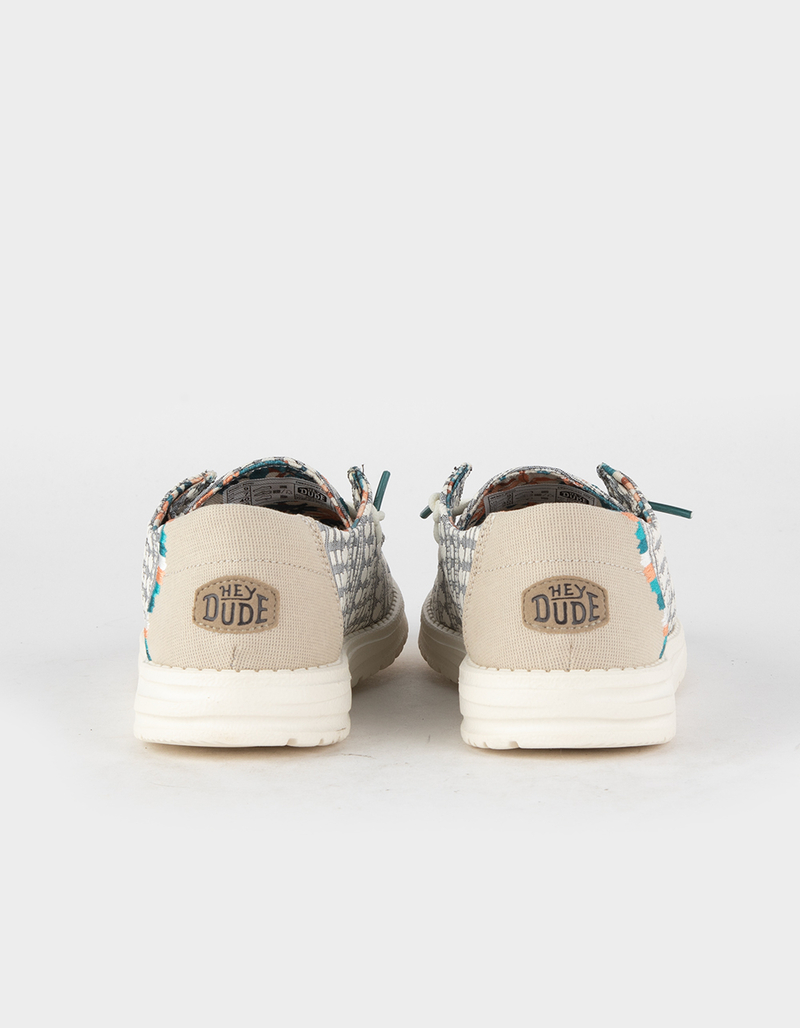 HEY DUDE Wendy Boho Embroidery Womens Slip On Shoes image number 3