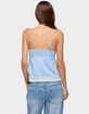 EDIKTED Jorja Lacey Babydoll Henley Top image number 3