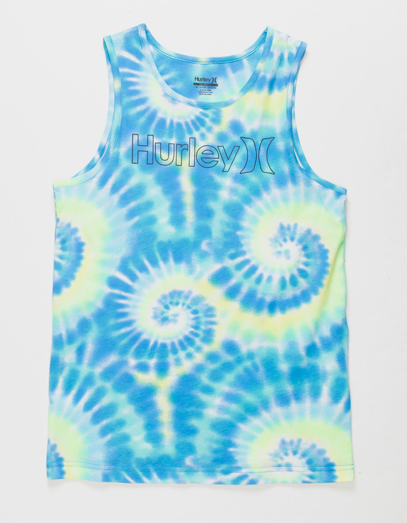 HURLEY Tie Dye Logo Boys Tank Top image number 0