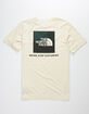 THE NORTH FACE Triblend Red Box Off White Boys T-Shirt image number 1