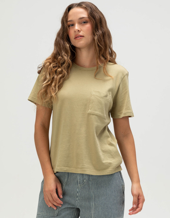 BRIXTON Carefree Womens Pocket Tee Primary Image