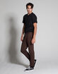 RSQ London Brown Mens Skinny Stretch Chino Pants image number 5