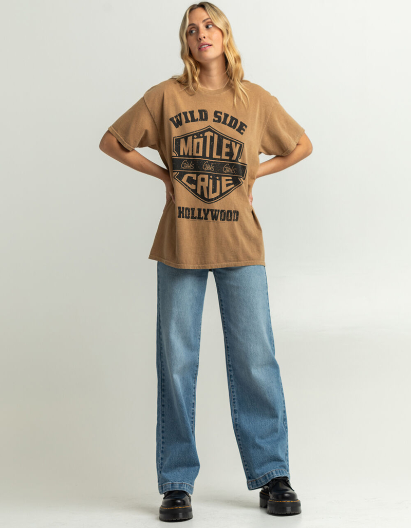 VINYL ICONS Motley Crue Hollywood Oversized Womens Tee image number 3