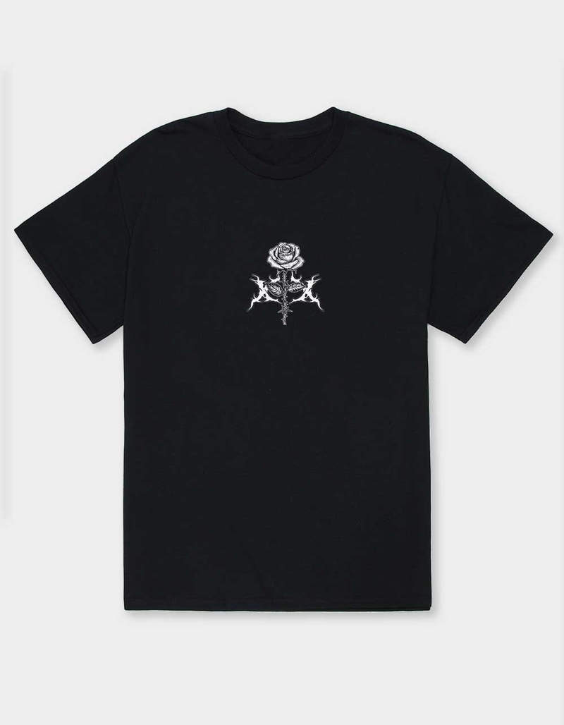 ROSE Grunge Rose Unisex Tee image number 0