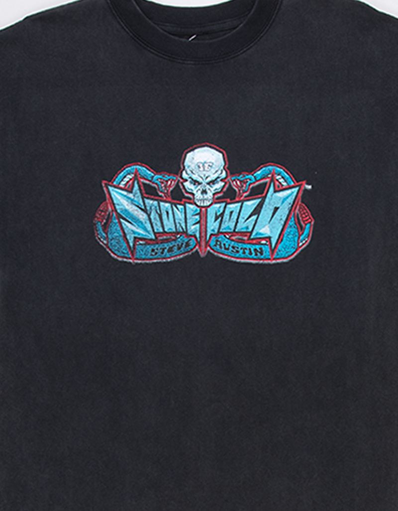 WWE Stone Cold Mens Crop Boxy Tee image number 3