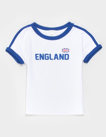 FULL TILT England Girls Ringer Tee Primary Image