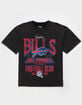 THE WILD COLLECTIVE Buffalo Bills Mens Washed Boxy Tee image number 1