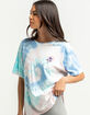 PURA VIDA Surf Tour Womens Tie Dye Tee image number 3