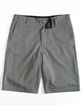 VOLCOM Frickin Static Boys Charcoal Hybrid Shorts image number 1