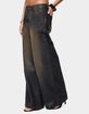 EDIKTED Oversized Mud Wash Low Rise Jeans image number 2