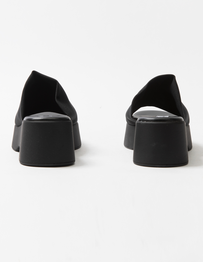 STEVE MADDEN Slinky30 Womens Platform Slide Sandals BLACK Tillys