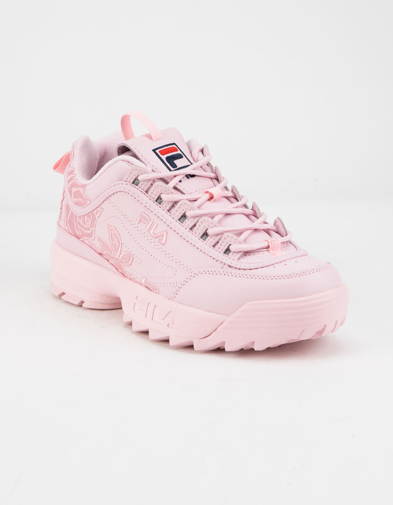 FILA Disruptor 2 Embroidery Pink Womens Shoes image number 1