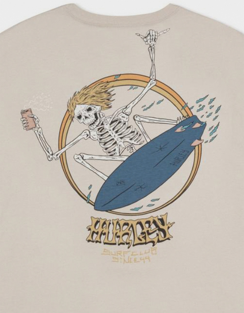 HURLEY Skeleton Mens Tee image number 2