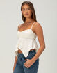 NECTAR CLOTHING Texture Womens Sleeveless Top image number 3