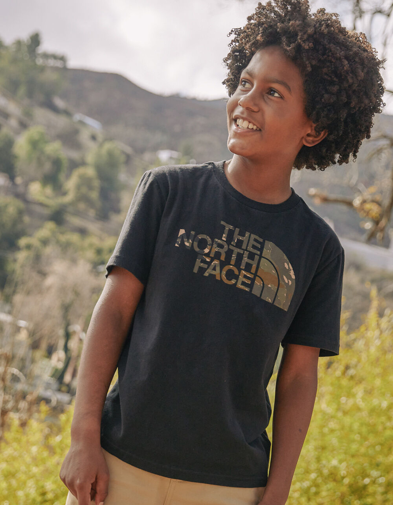 THE NORTH FACE Half Dome Camo Boys T-Shirt image number 0
