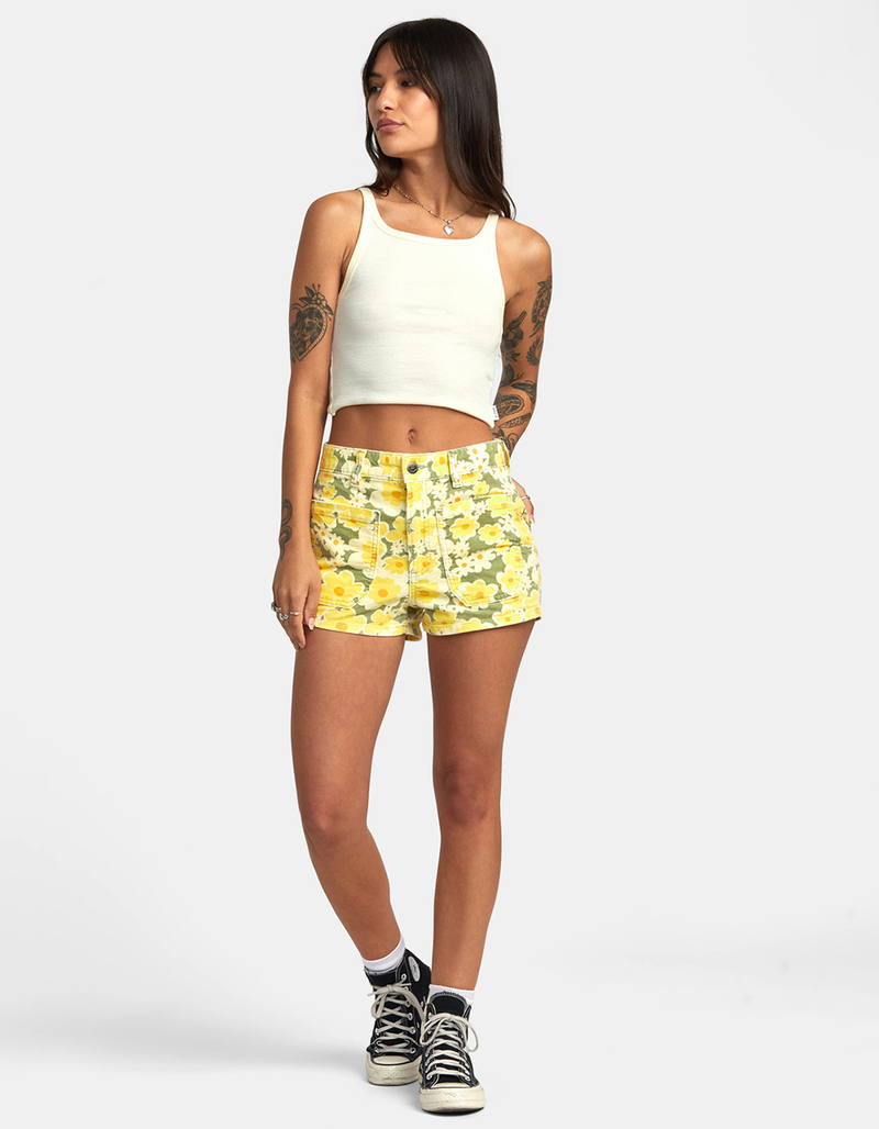 RVCA Belle Womens Corduroy Shorts image number 5