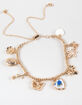 FULL TILT Heart/Butterfly Charm Bracelet image number 1