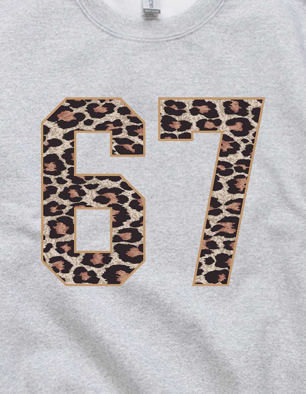 CHEETAH 67 Varsity Unisex Crewneck Sweatshirt - HEATHER GRAY | Tillys