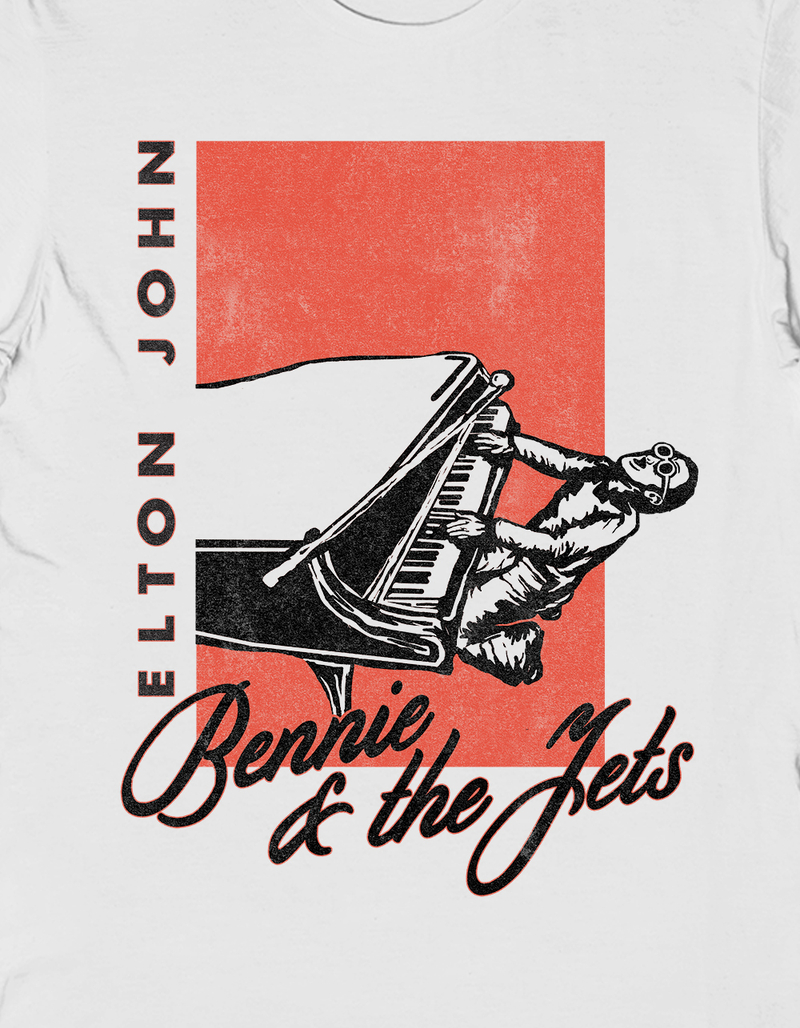 ELTON JOHN Bennie & the Jets Unisex Tee image number 1
