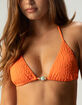 FULL TILT Botanic Trail Textured Triangle Bikini Top image number 2