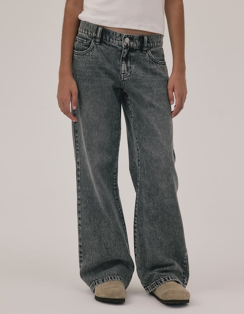 RSQ Low Rise Wide Leg Girls Jeans image number 1